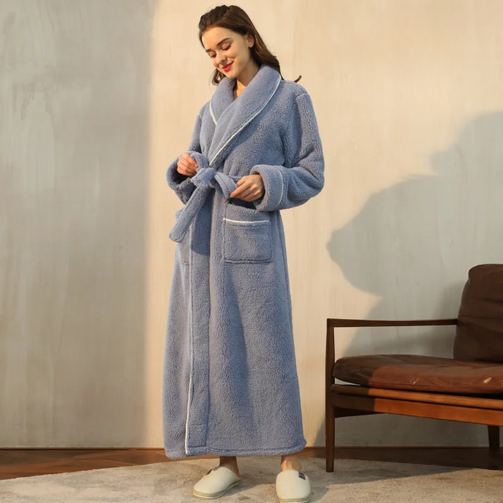 FleeceComfort - Winter Bathrobe in Flannel