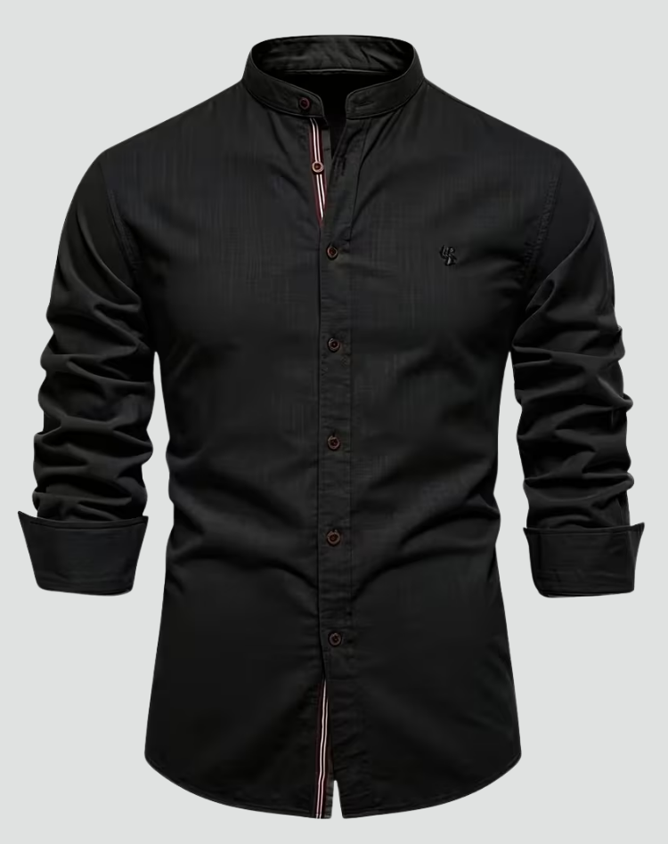 Men's Linen Short Sleeve Shirt Slim Fit