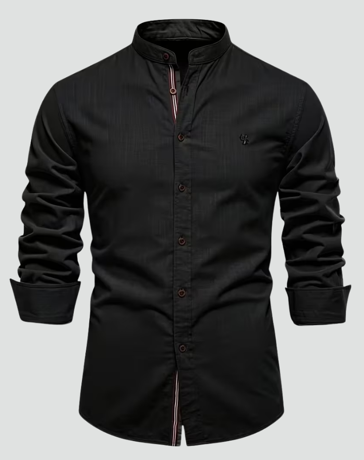 Men's Linen Short Sleeve Shirt Slim Fit
