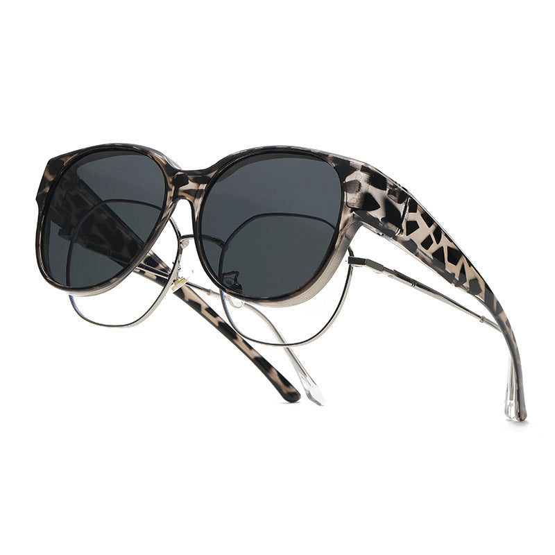 Oversized Polarized Fit-Over Sunglasses with UV400 Protection