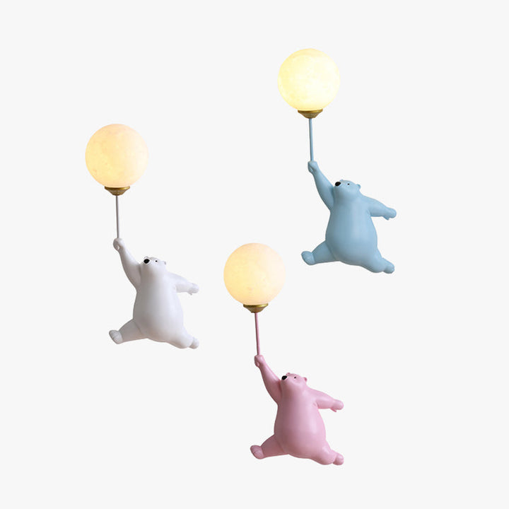 Bear Balloon Wall Lamp