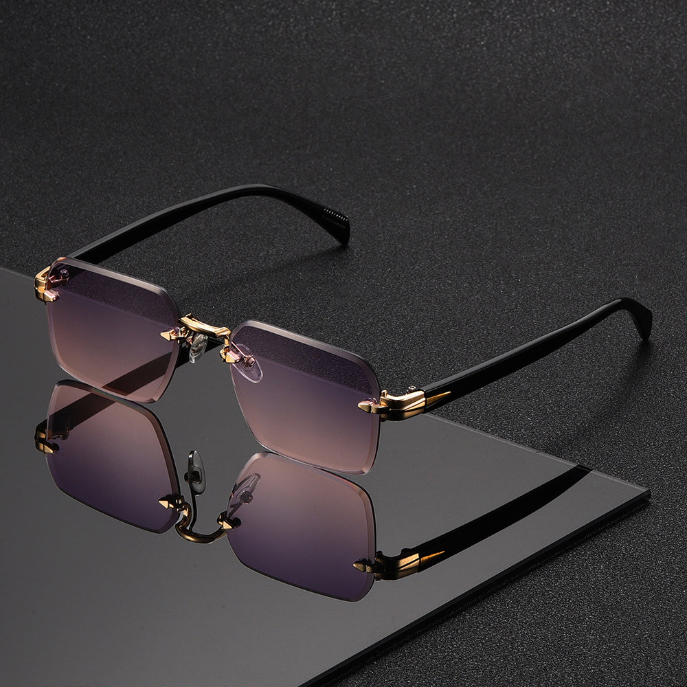 Rimless Square Glasses for Men – Elegance and Comfort in One