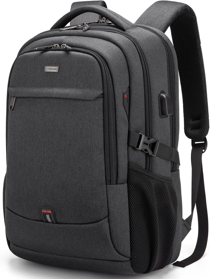 ProTravel Laptop Backpack with USB Port & Water-Resistant Storage