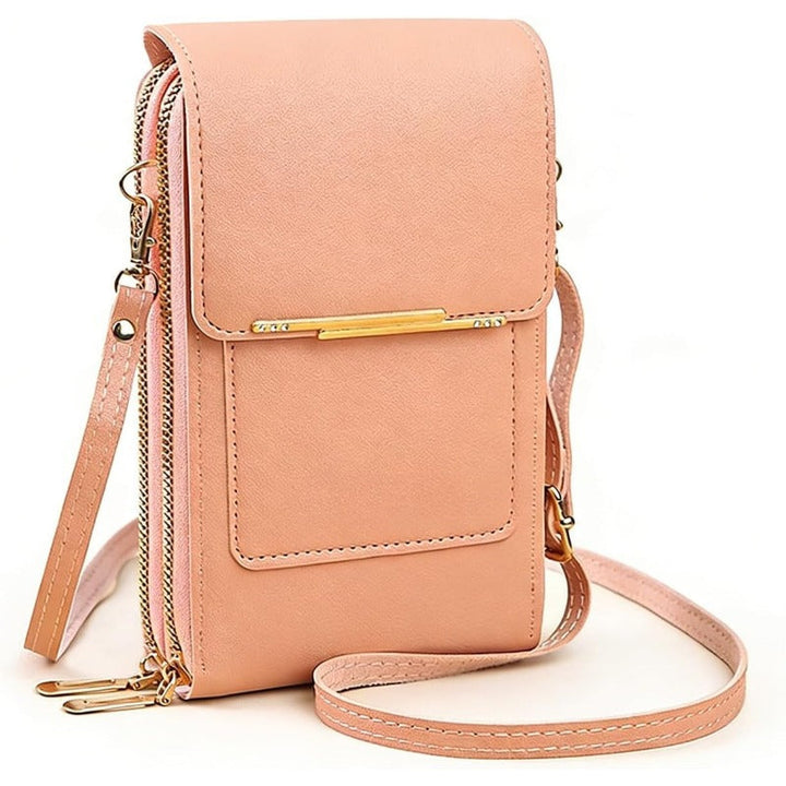 Premium RFID-Blocking Crossbody Phone Wallet with Waterproof Pocket for Phones Up to 6.7"