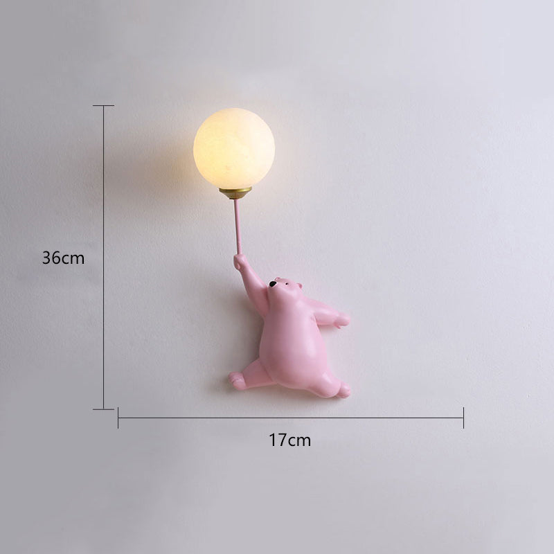 Bear Balloon Wall Lamp