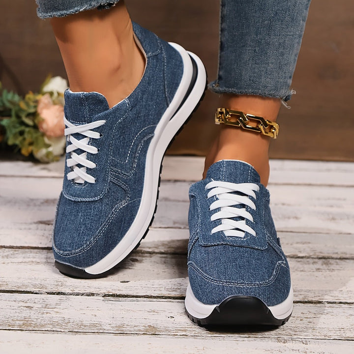 Classic Lace-Up Low-Top Sneaker for Women