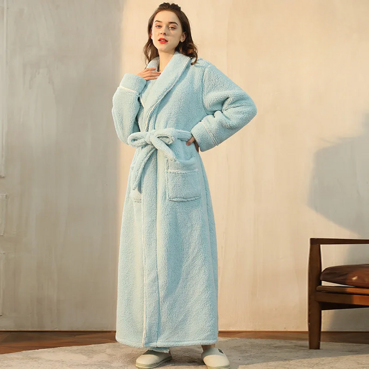 FleeceComfort - Winter Bathrobe in Flannel