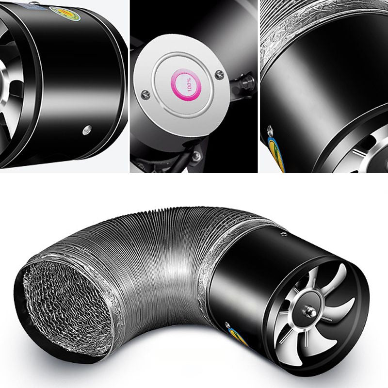 High-Performance Quiet Exhaust Fan with Copper Motor and Reinforced Blades