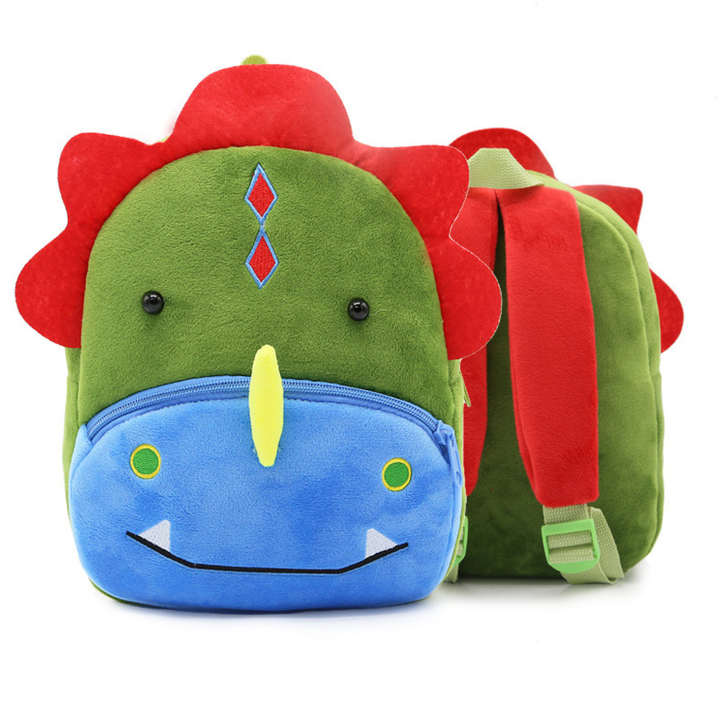 Plush Animal Character Backpack for Kids – Cute Cartoon Design