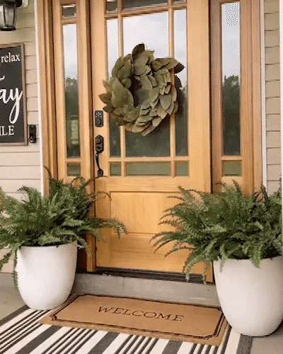 EverVerde UV-Resistant Artificial Boston Fern Set of 18