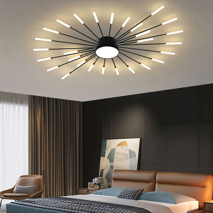 Wesley Modern Home Decoration Firework LED Ceiling Lamp