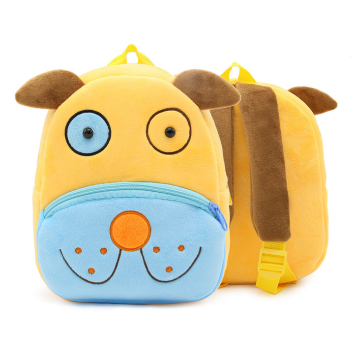 Plush Animal Character Backpack for Kids – Cute Cartoon Design