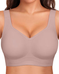 Seamless Wireless Support Bra for Women – Full Coverage Comfort