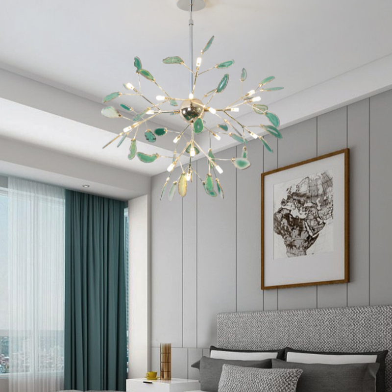 Aria Agate Creative Colorful Chandelier Bedroom/Living Room