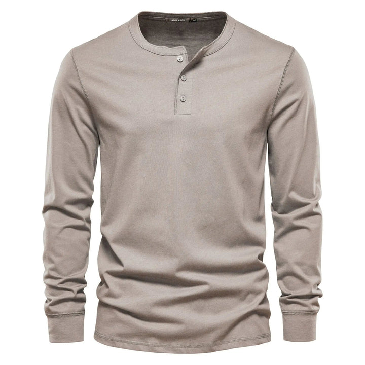 Men's Long Sleeve Shirt with Buttons Casual Comfortable Fit