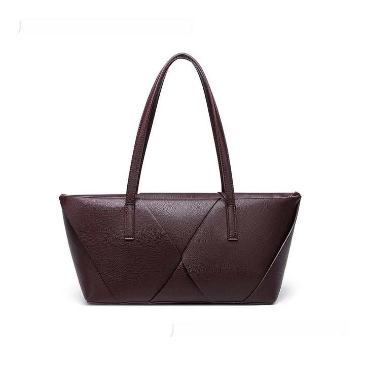 Riva – Structured Vegan Leather Shoulder Bag, Work Bag