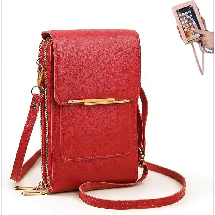 Premium RFID-Blocking Crossbody Phone Wallet with Waterproof Pocket for Phones Up to 6.7"