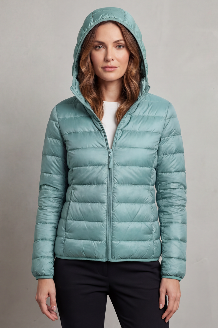 Women's Ultralight Packable Hooded Puffer Jacket