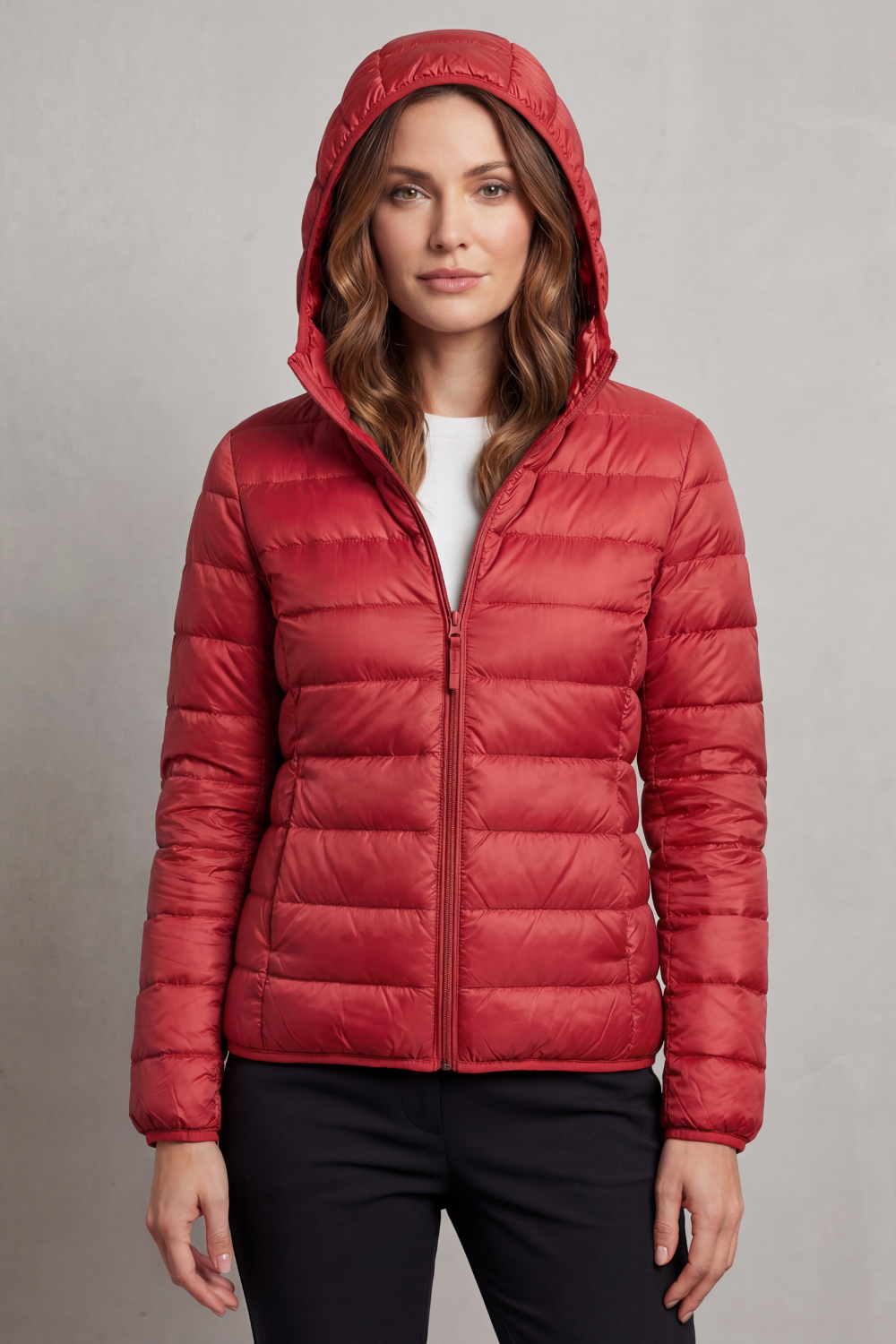 Women's Ultralight Packable Hooded Puffer Jacket