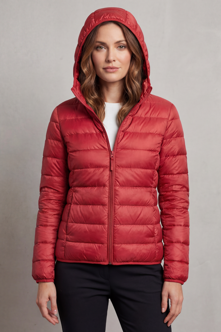 Women's Ultralight Packable Hooded Puffer Jacket