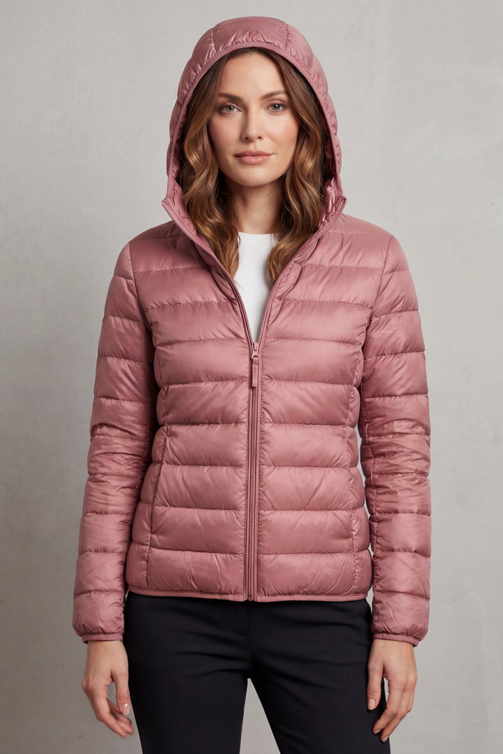Women's Ultralight Packable Hooded Puffer Jacket