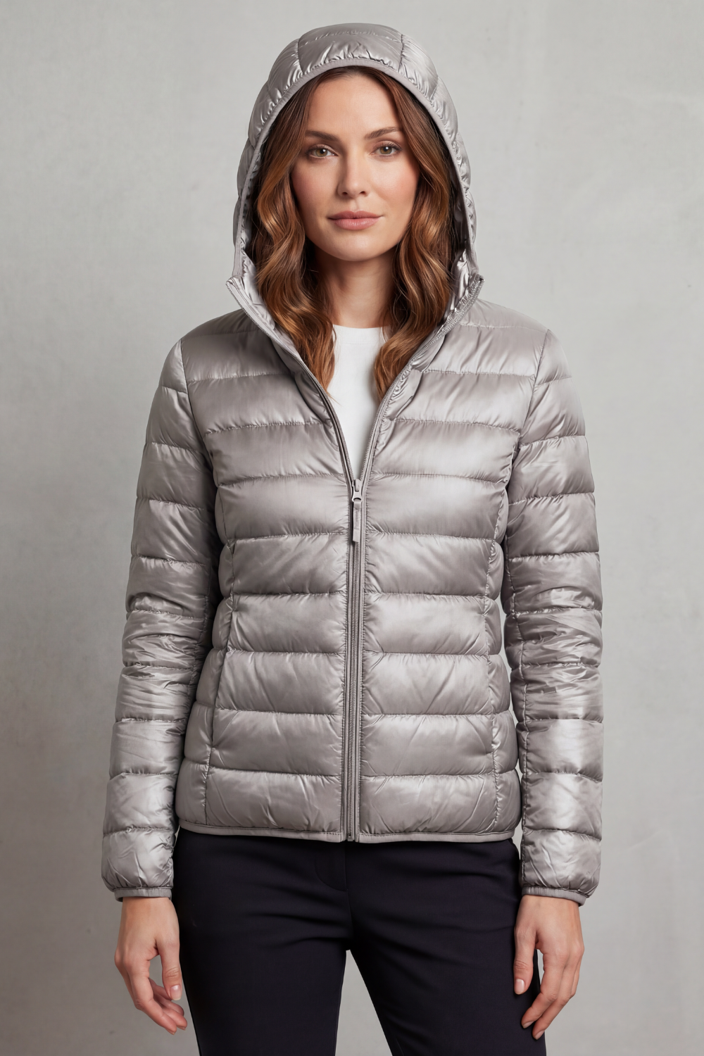 Women's Ultralight Packable Hooded Puffer Jacket