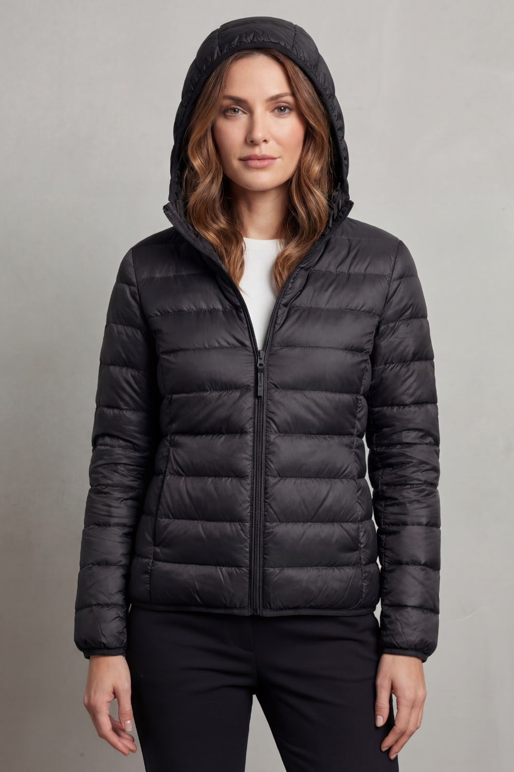 Women's Ultralight Packable Hooded Puffer Jacket