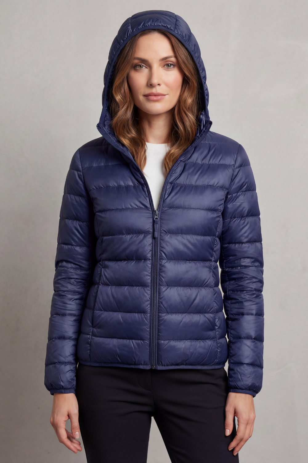 Women's Ultralight Packable Hooded Puffer Jacket