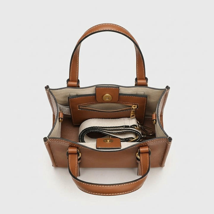Aldea – Women's Small Leather Top Handle Handbag