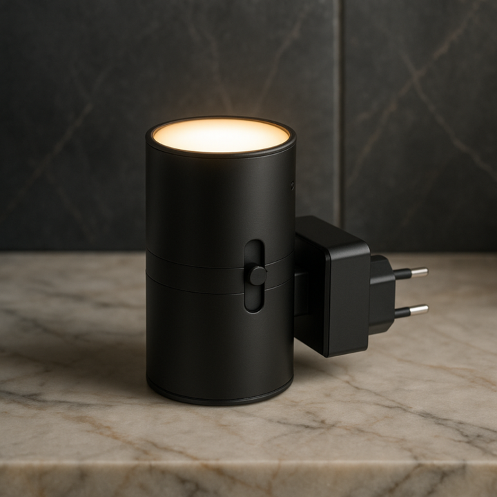 Wall Lamp Plug LED Dimmable Day Night Sensor 10W Warm Light Bedroom Hall | Sansoti