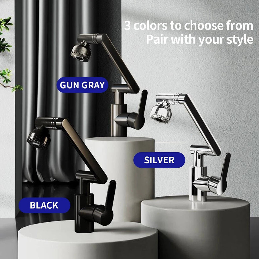 Flex-Spray Dual Mode Kitchen Faucet with 360° Swivel Arm