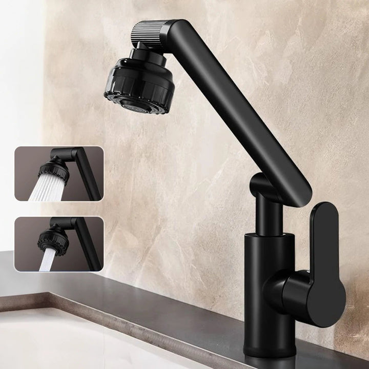Flex-Spray Dual Mode Kitchen Faucet with 360° Swivel Arm