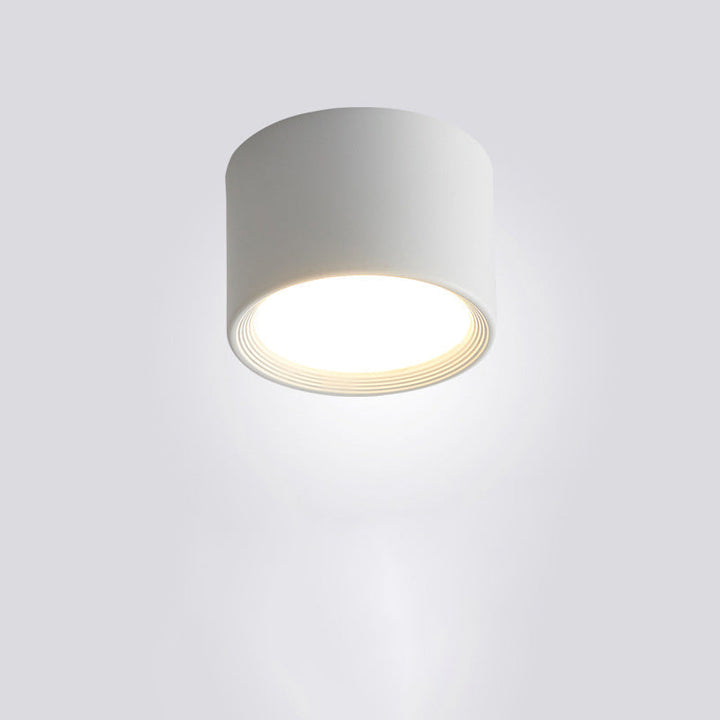 Modern Minimalist Cylinder Aluminum Acrylic LED Ceiling Lamp for Hallways