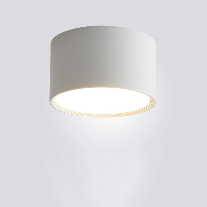 Modern Minimalist Cylinder Aluminum Acrylic LED Ceiling Lamp for Hallways