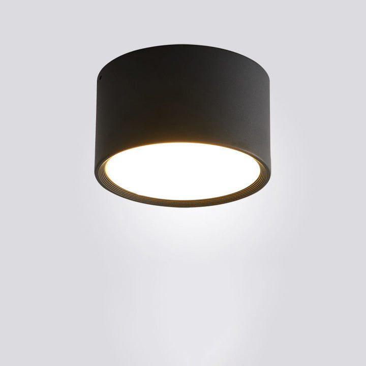 Modern Minimalist Cylinder Aluminum Acrylic LED Ceiling Lamp for Hallways