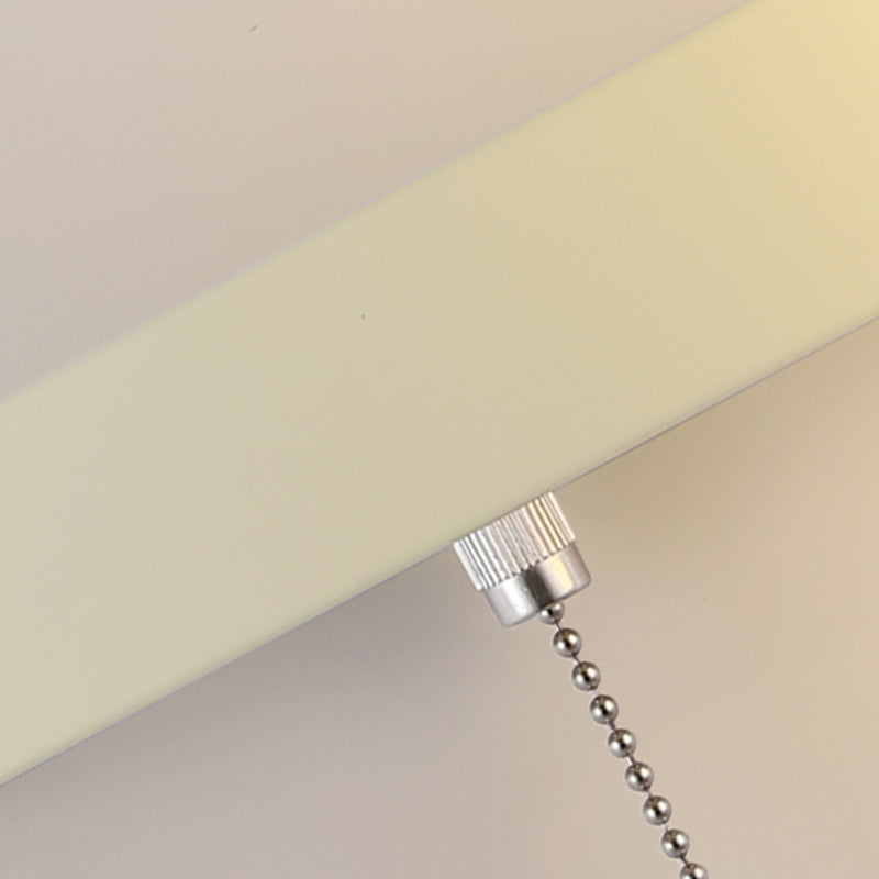 Modern Simplicity Geometry Iron Glass 1-Light Zipper Wall Lamp for Bedroom