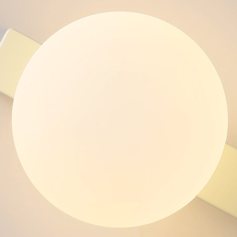 Modern Simplicity Geometry Iron Glass 1-Light Zipper Wall Lamp for Bedroom