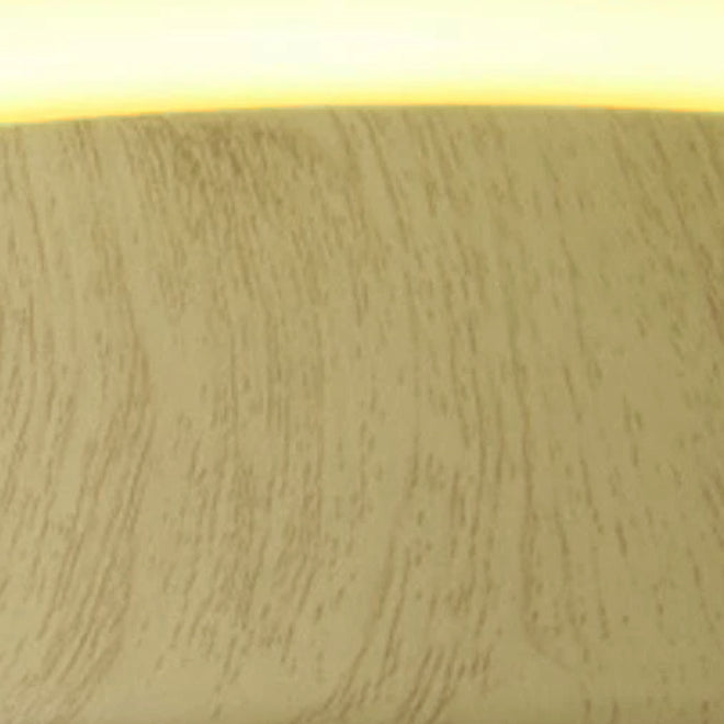 Modern Single Wooden Round Iron LED Ceiling Lamp