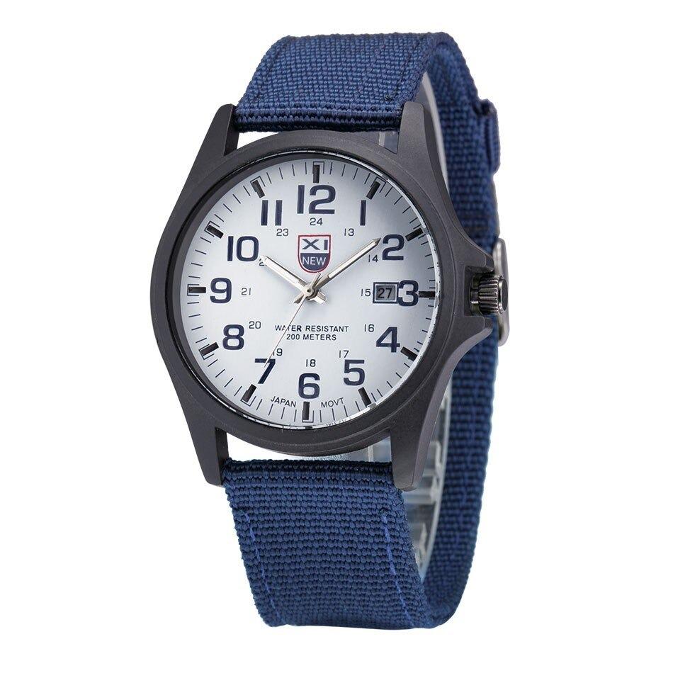 Military Style Waterproof Analog Wristwatch