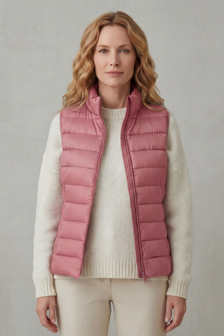 Women's Lightweight Quilted Layering Vest – Effortless Warmth & Style