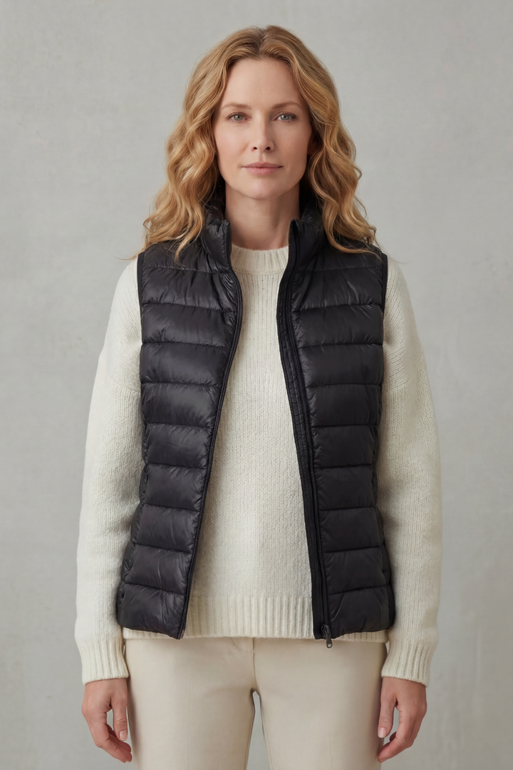 Women's Lightweight Quilted Layering Vest – Effortless Warmth & Style