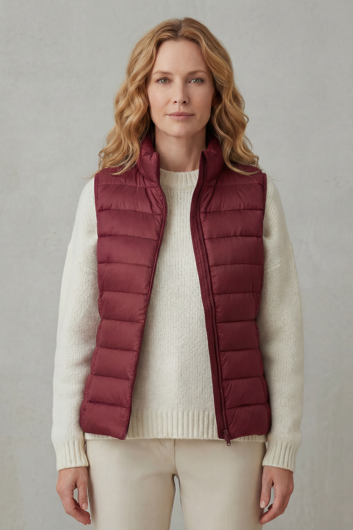 Women's Lightweight Quilted Layering Vest – Effortless Warmth & Style