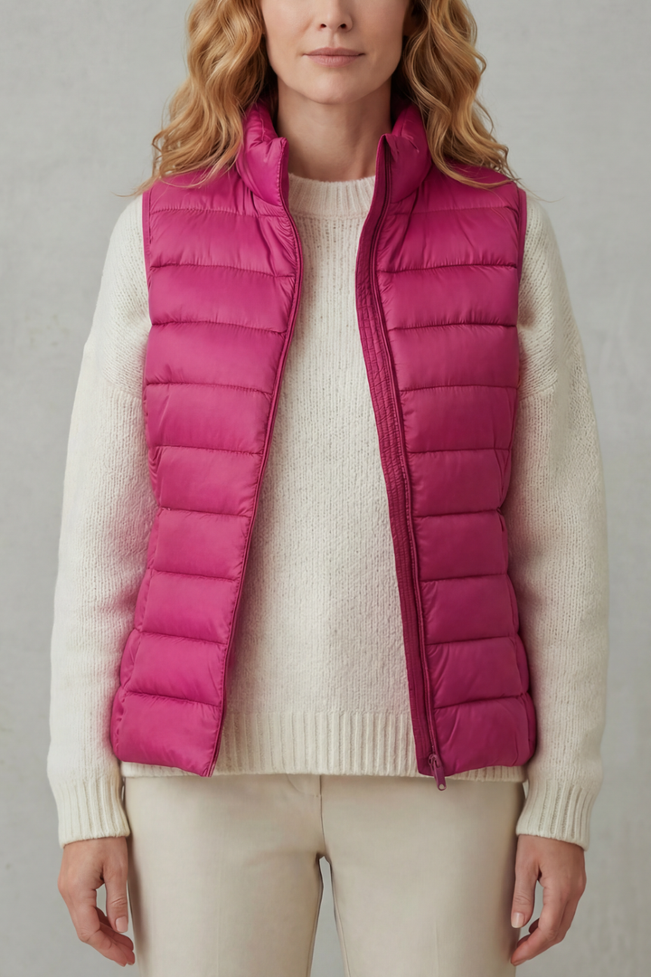 Women's Lightweight Quilted Layering Vest – Effortless Warmth & Style