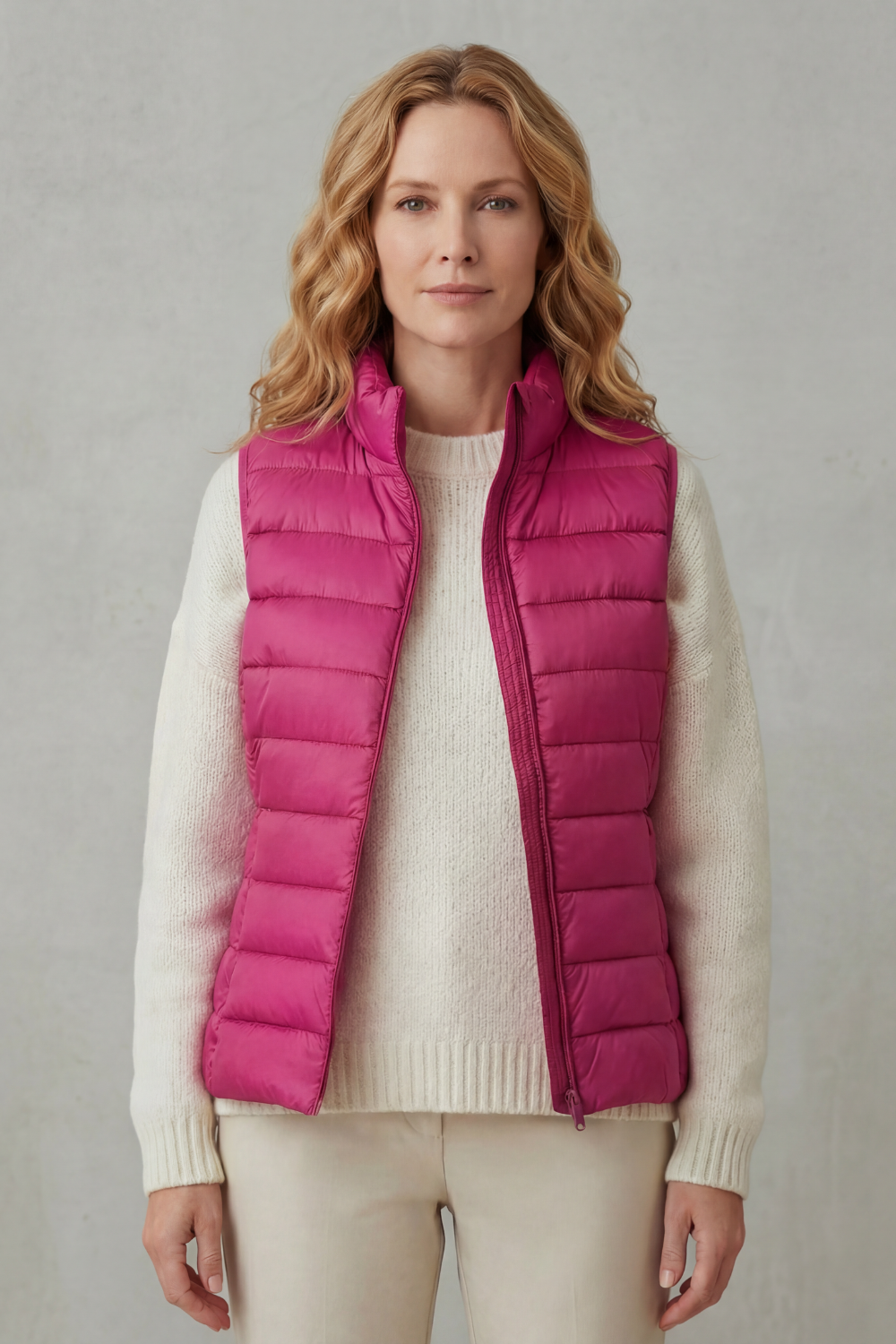 Women's Lightweight Quilted Layering Vest – Effortless Warmth & Style
