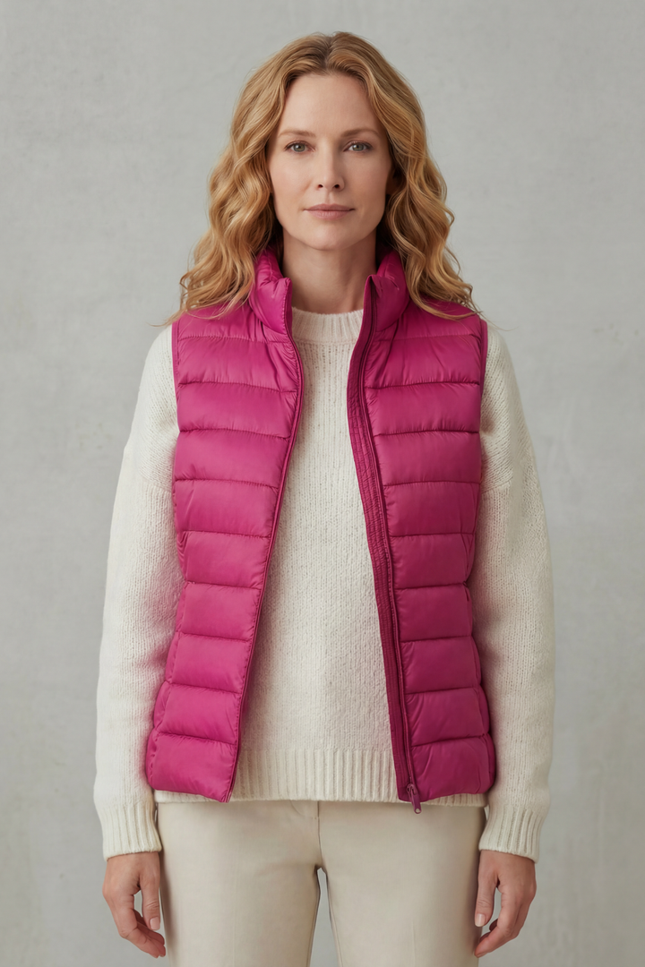 Women's Lightweight Quilted Layering Vest – Effortless Warmth & Style