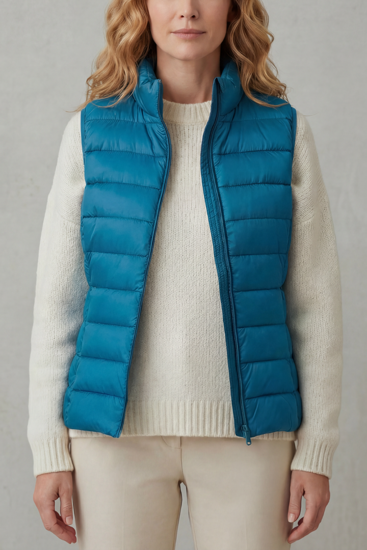 Women's Lightweight Quilted Layering Vest – Effortless Warmth & Style