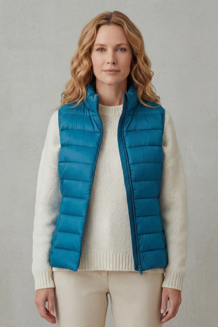 Women's Lightweight Quilted Layering Vest – Effortless Warmth & Style