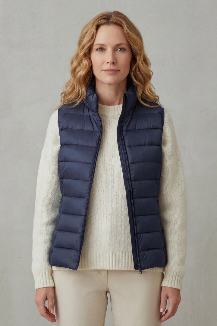 Women's Lightweight Quilted Layering Vest – Effortless Warmth & Style