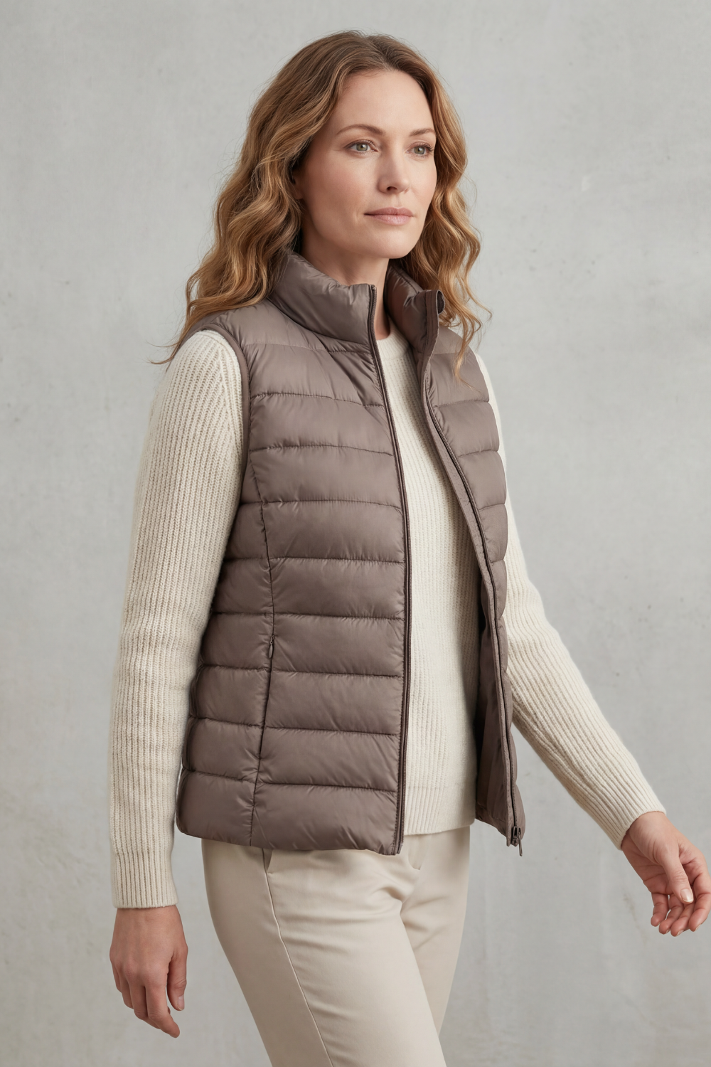Women's Lightweight Quilted Layering Vest – Effortless Warmth & Style