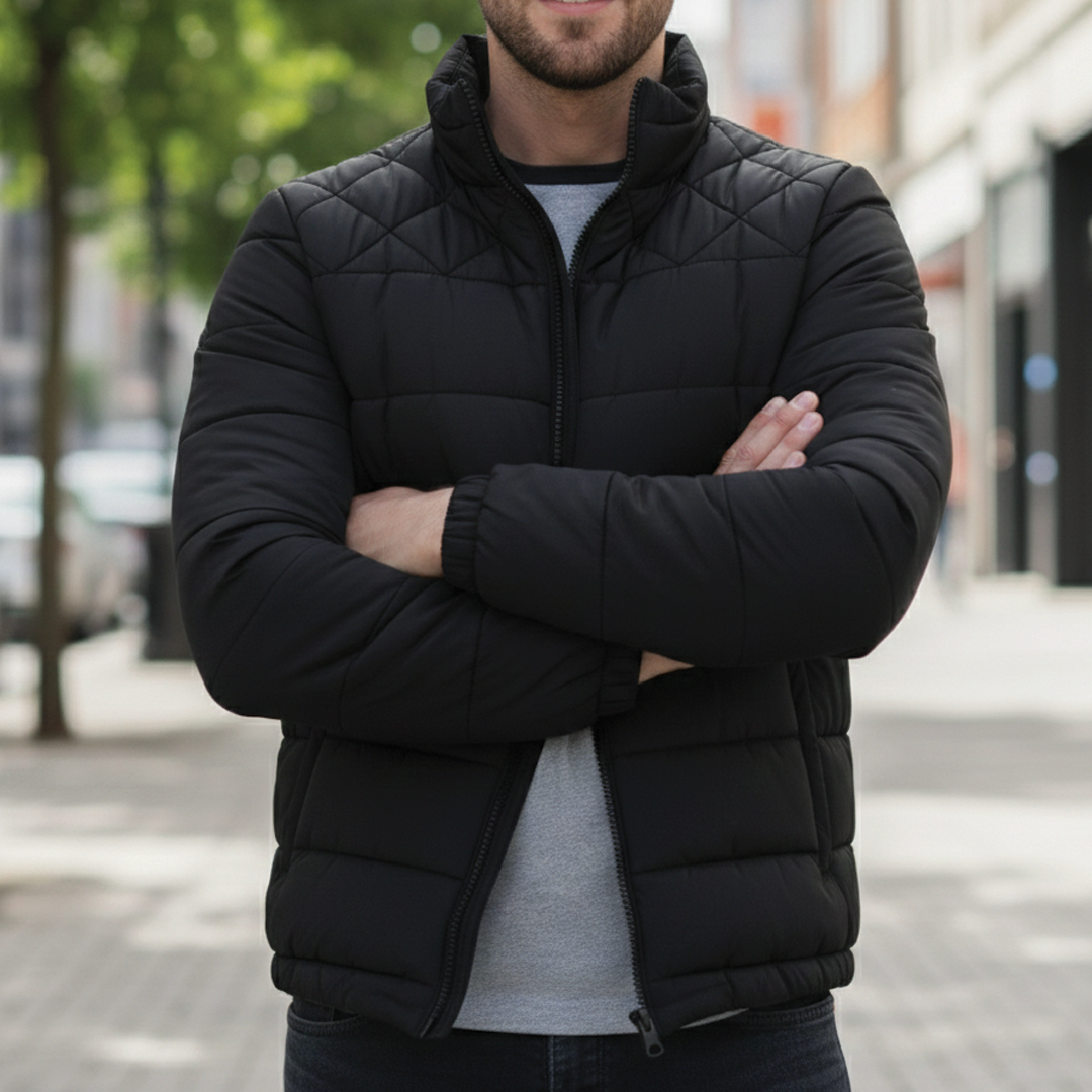 Milo | Mens Water-Resistant Down Jacket — Winter Puffer in 4 Colors S–3XL | Westmere
